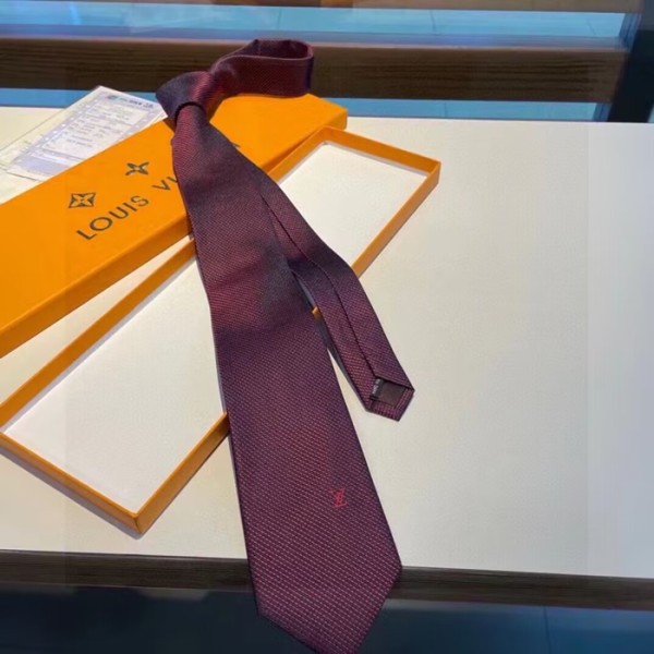 ✨Louis Vuitton  MENS  NECKTIE RED  -  루이비통 남성용 넥타이 레드 lou00002