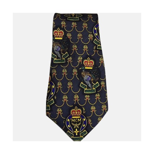 ❤MCM  MENS  NECKTIE  NAVY  -  엠씨엠 남성용 넥타이 네이비