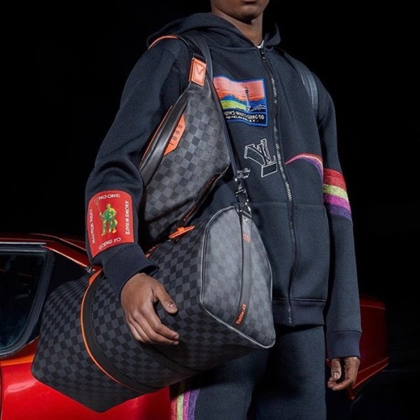 ✨Louis Vuitton 2019 Monogram Keepall Bag,45cm - 루이비통 2019 모노그램 키폴 남여공용 여행가방,N40166 ,LOUB1349,45 cm,블랙