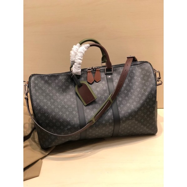 ✨Louis Vuitton 2020 Keepall Bag,50cm - 루이비통 2020 키폴 남여공용 여행가방,M58669,LOUB2025,50cm,블랙
