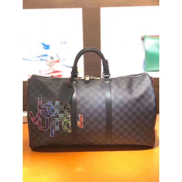 ✨Louis Vuitton 2020 Keepall Bag,50cm - 루이비통 2020 키폴 남여공용 여행가방,M540262,LOUB2031,50cm,블랙