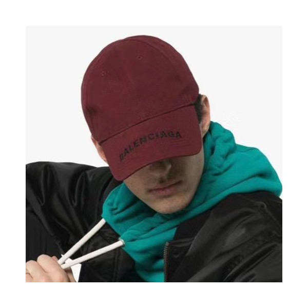 ✨Balenciaga 2020 Mm / Wm Cap - 발렌시아가 2020 남여공용 모자 BALM0031, 다크레드