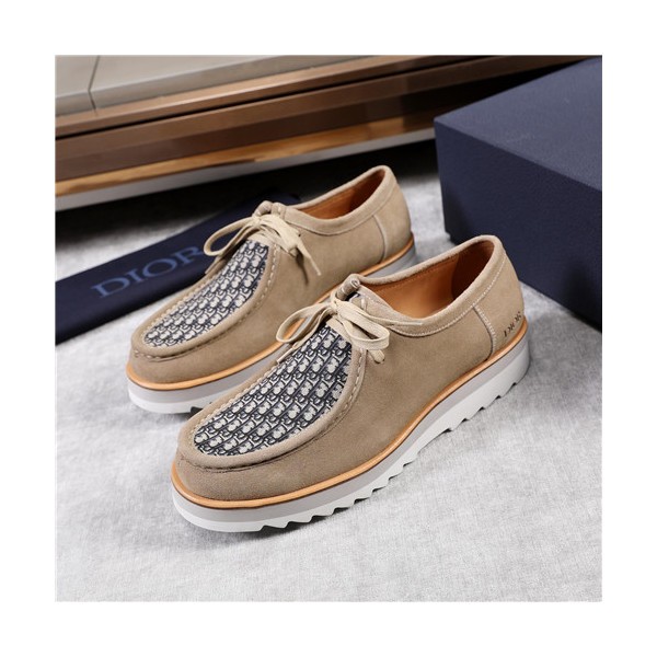 ✨Dior 2021 Men's Leather Derby Shoes,DIOS0382 - 디올 2021 남성용 레더 더비슈즈,Size(240-270),베이지