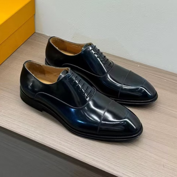 ✨Louis Vuitton 2024 Mens Leather Oxford Shoes,LOUS2193 - 루이비통 2024 남성용 레더 옥스퍼드 슈즈,Size(240-275),네이비