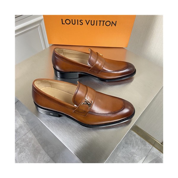 ✨Louis Vuitton 2021 Men's Leather Oxford Shoes,LOUS2195 - 루이비통 2021 남성용 레더 옥스퍼드 슈즈,Size(240-270),카멜