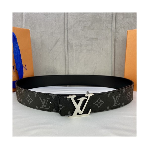 ✨Louis Vuitton 2021 Men's Leather Belt,3.5cm,LOUBT0225 - 루이비통 2021 남성용 레더 벨트,3.5cm,블랙