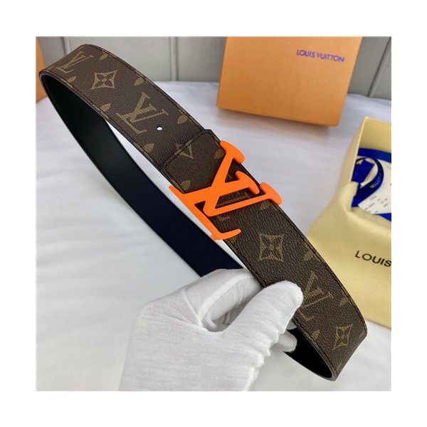 ✨Louis Vuitton 2021 Men's Leather Belt,4.0cm,LOUBT0233 - 루이비통 2021 남성용 레더 벨트,4.0cm,브라운