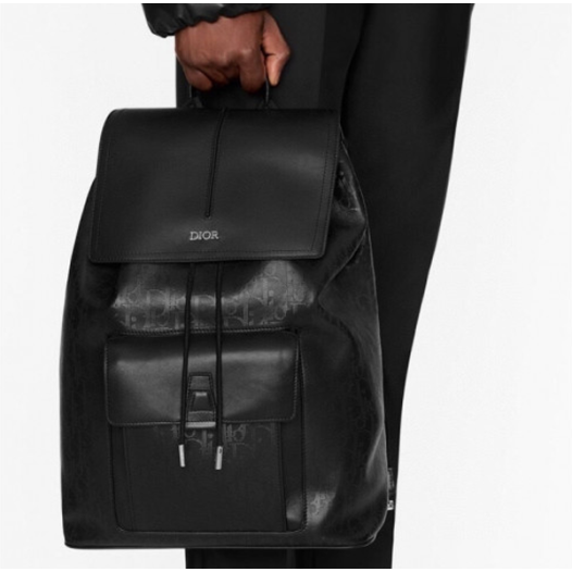 ❤디올  남성 오블리크 모션 백팩 Size(31cm) 블랙 - Dior  Mens Oblique Motion Back Pack Dio01624x Black