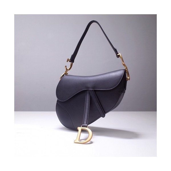 ✨디올  여성 클래식 새들백 Size(19.5cm/25.5cm) 블랙 - Dior   Women's Classic Saddle Bag Dio01635x Black