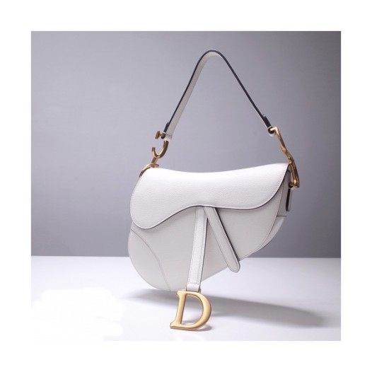 ❤디올  여성 클래식 새들백 Size(19.5cm/25.5cm) 화이트 - Dior   Women's Classic Saddle Bag Dio01638x White