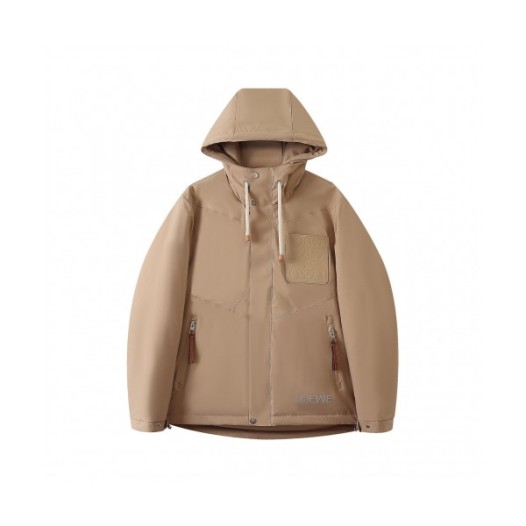 ❤Loewe  Mens Logo Casual Duck-down Jackets Beige - 로에베 2021 남성 로고 캐쥬얼 덕다운 자켓 Loe0541x Size(m - 3xl) 베이지