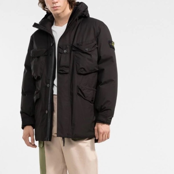 ✨Stone Island   Mens Basic Casual Jackets Black - 스톤아일랜드  남성 베이직 캐쥬얼 자켓 Sto0449x Size(s - xl) 블랙