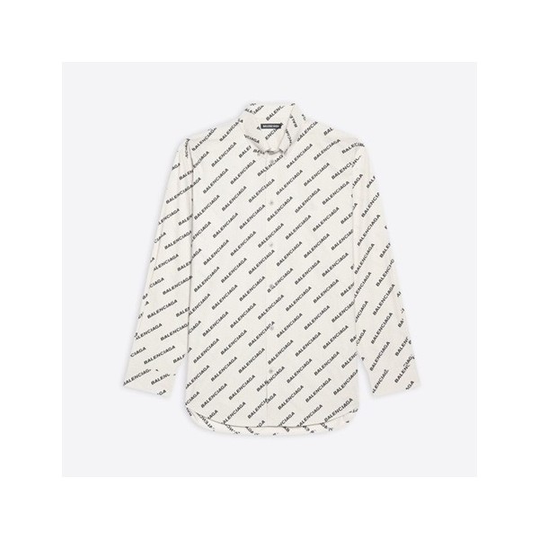 ✨발렌시아가 트렌디 남성 아이보리 셔츠 - Mens Ivory Tshirts - bal01363x