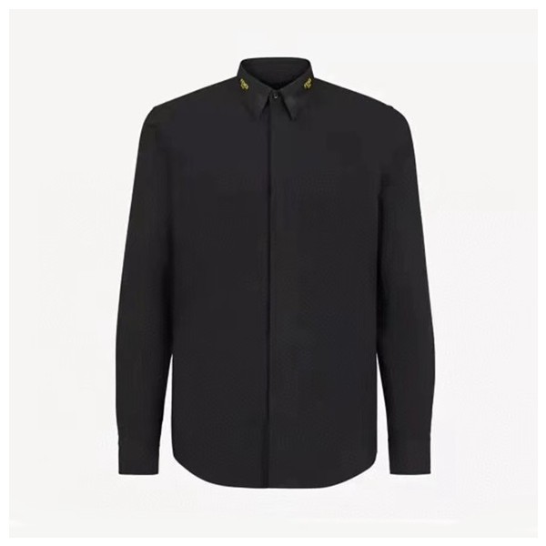 ✨펜디 남성 클래식 블랙 셔츠 - Mens Black Tshirts - fen01164x