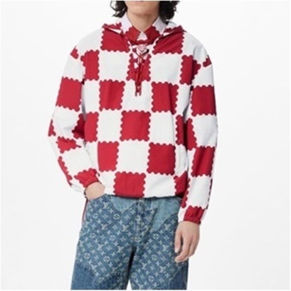 ✨루이비통 남성 트렌디 레드 자켓 - Louis vuitton Mens Red Jackets - lou4109x