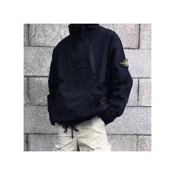 ✨스톤아일랜드 남성 캐쥬얼 블랙 자켓 - Mens Black Jackets - sto0467x