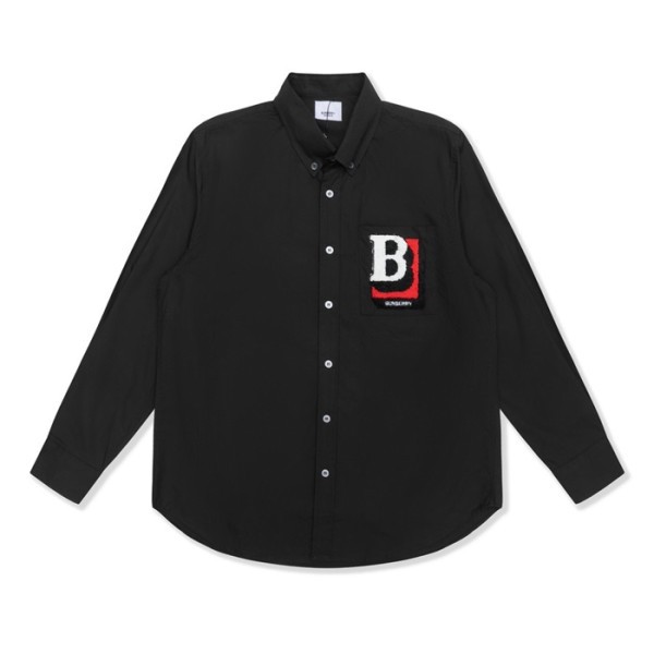 ✨버버리 남성 클래식 블랙 셔츠 - Mens Black Tshirts - bur04287x