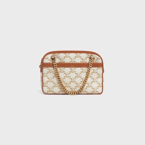 ✨셀린느 여성 Patapans 화이트 숄더백 - Womens White Shoulder Bag - cel0378x