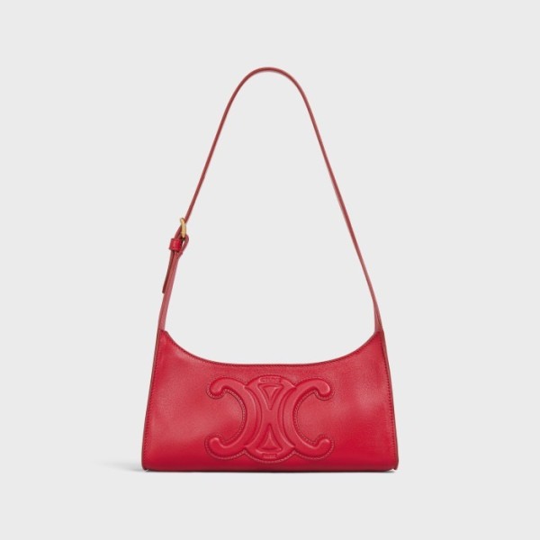✨셀린느 여성 로고 레드 숄더백 - Womens Red Shoulder Bag - cel0396x
