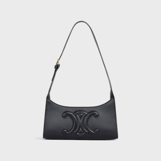 ❤셀린느 여성 로고 블랙 숄더백 - Womens Black Shoulder Bag - cel0397x