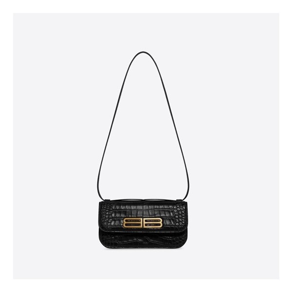✨발렌시아가 여성 Gossip 블랙 숄더백 - Womens Black Shoulder Bag - bal01520x