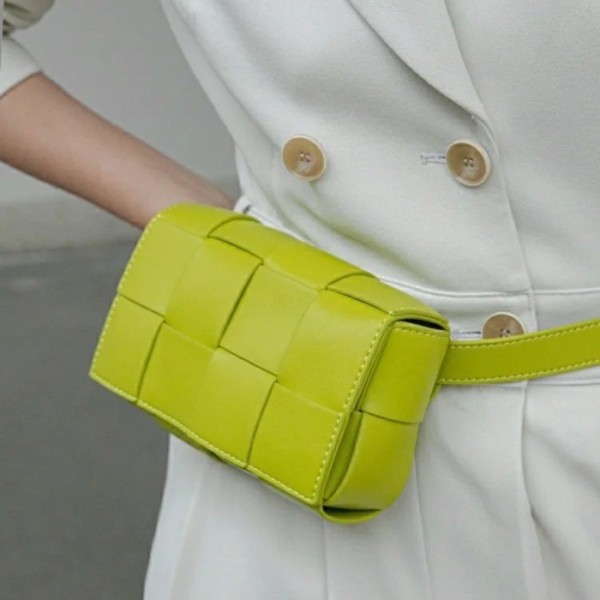 ✨보테가 남/녀 그린 카세트백 - Unisex Green Hip-sack - bv0355x