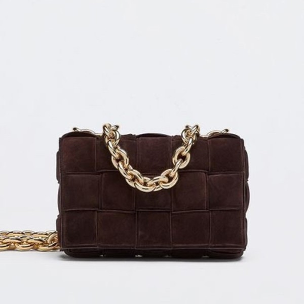 ✨보테가베네타 여성용 브라운 카세트백 - Womens Brown Cassette Bag - bv0383x