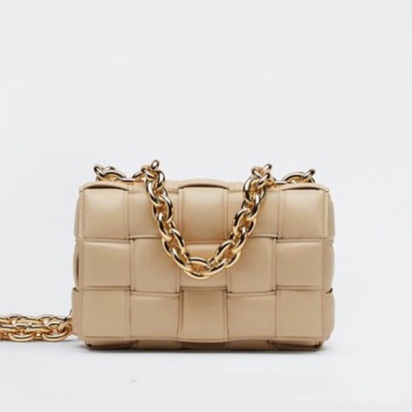 ✨보테가베네타 여성용 베이지 카세트백 - Womens Beige Cassette Bag - bv0387x