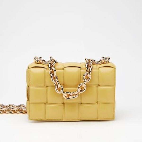 ✨보테가베네타 여성용 옐로우 카세트백 - Womens Yellow Cassette Bag - bv0392x