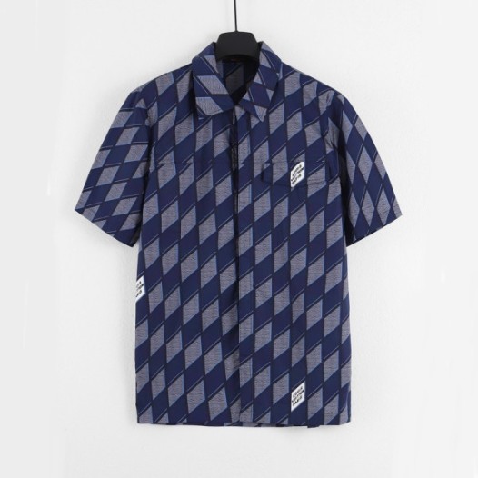 ❤루이비통 남성 블루 폴로 반팔 셔츠 - Mens Blue Tshirts - lou05071x