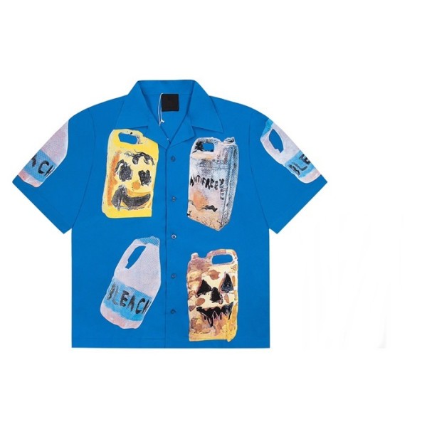 ✨지방시 남성 블루 반팔 셔츠 - Mens Blue Tshirts - giv0785x