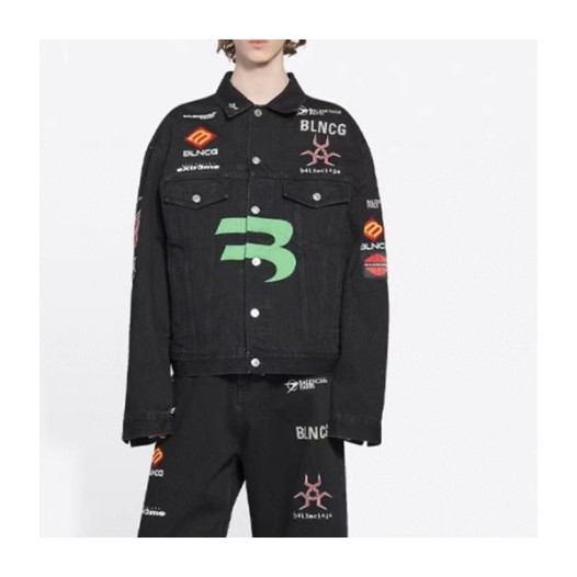 ❤발렌시아가 남성 캐쥬얼 블랙 자켓 - Mens Black Jackets - bal01634x