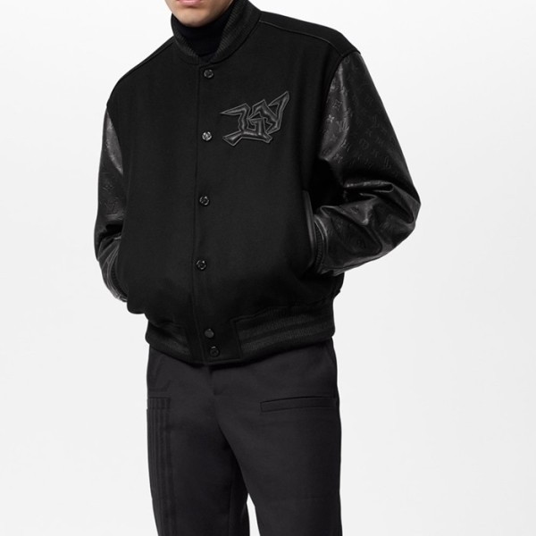 ✨루이비통 남성 모노그램 블랙 자켓 - Mens Black Jackets - lou05125x