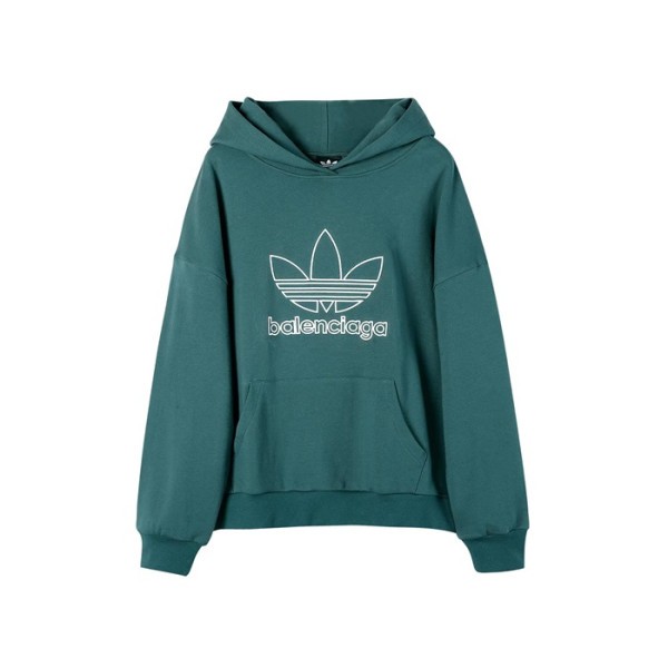 ✨발렌시아가 남/여 캐쥬얼 그린 후드티 - Unisex Green Hoodie - bal01647x