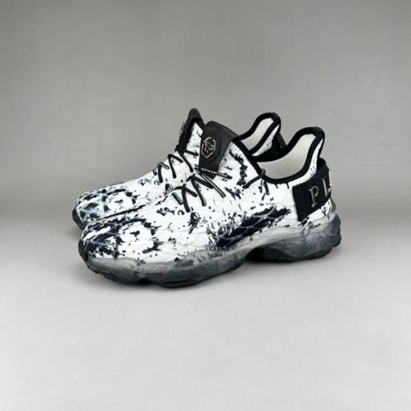 ✨필립플레인 남성 캐쥬얼 블랙 운동화 - Mens Black Shoes - phi0157x