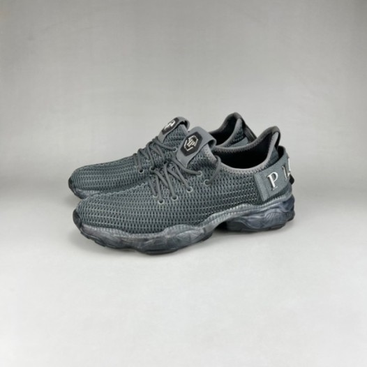 ❤필립플레인 남성 캐쥬얼 그레이 운동화 - Mens Gray Shoes - phi0159x
