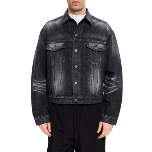 ❤발렌시아가 남성 캐쥬얼 블랙 자켓 - Mens Black Jackets - bal01669x