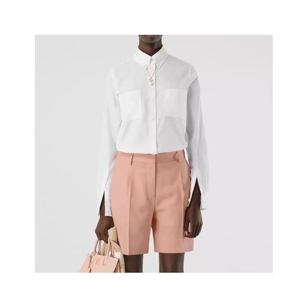 ✨버버리 남/녀 클래식 화이트 셔츠 - Unisex White Tshirts - bur04498x