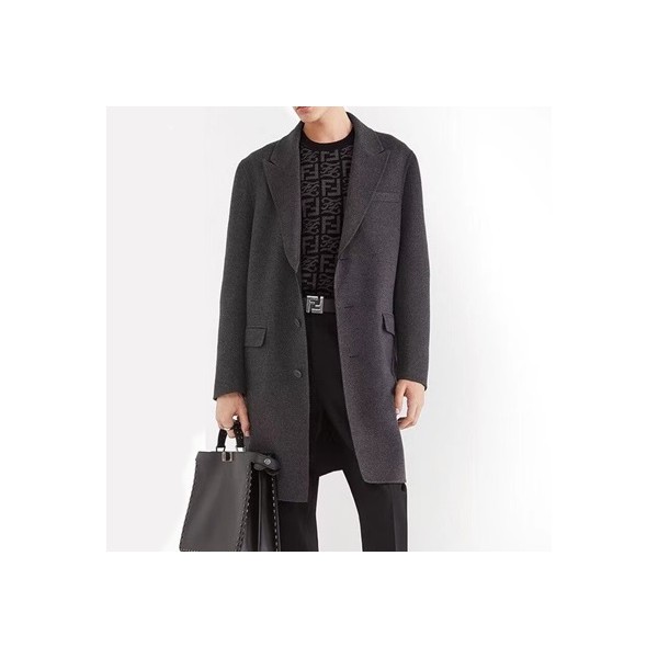 ✨펜디 남성 모던 블랙 코트 - Mens Black Coats - fen01283x