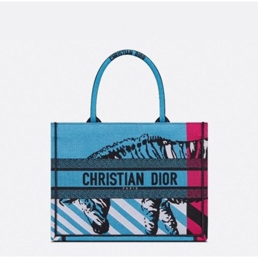❤디올 여성 블루 북토트 - Womens Blue Book Tote - dio02065x