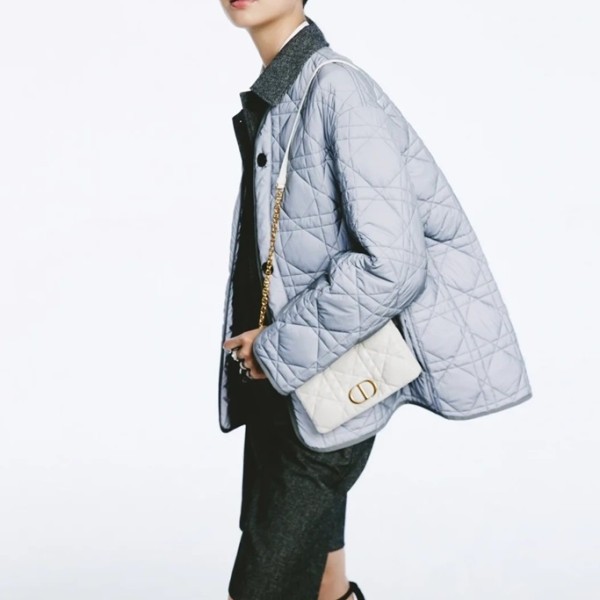 ✨디올 여성 카로 화이트 체인백 - Dior Womens White Shoulder Bag - dio02070x