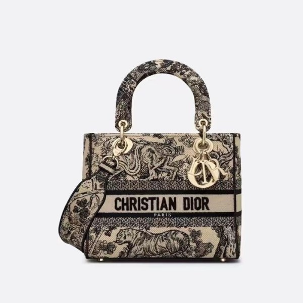 ✨디올 여성 블랙 레이디백 - Dior Womens Black Lady Bag - dio02100x