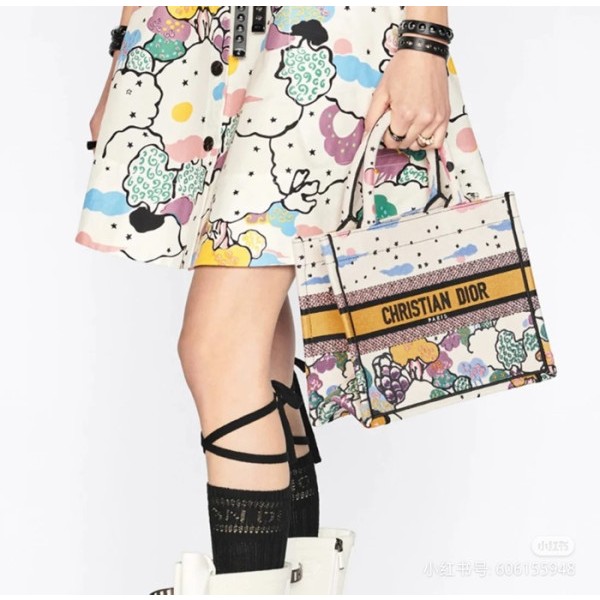 ✨디올 여성 옐로우 북토트 - Womens Yellow Book Tote - dio02103x