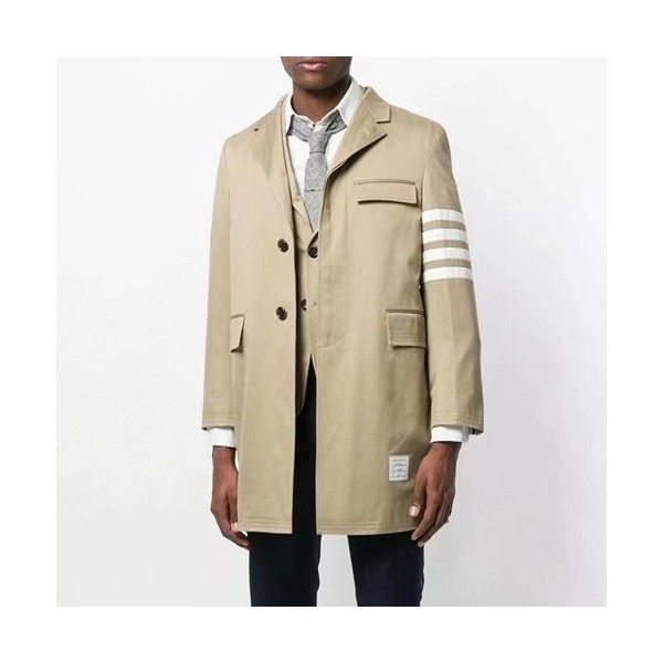 ✨톰브라운 남성 베이지 코트 - Mens Beige Coats - thom0583x