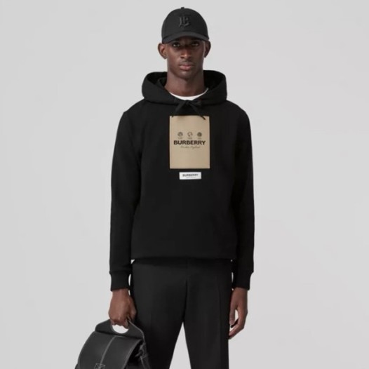 ❤버버리 남성 블랙 후드티 - Burberry Mens Black Hoodie - bur4513x