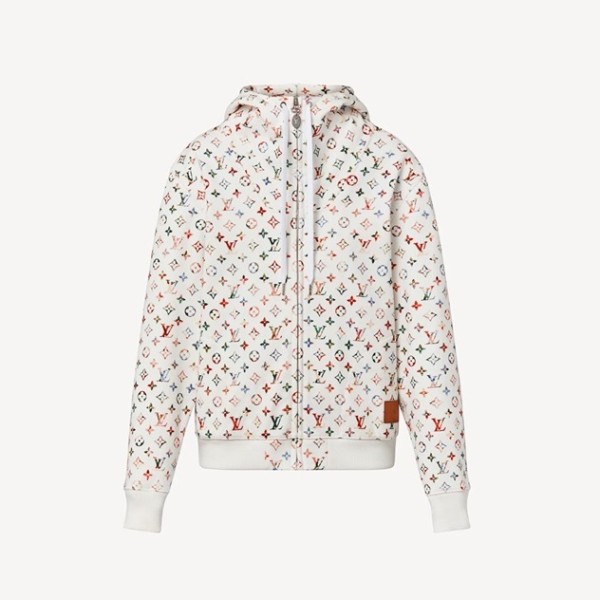 ✨루이비통 남/녀 베이직 화이트 후드티 - Louis vuitton Unisex White Hoodie - lou05263x