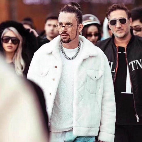 ✨루이비통 남성 화이트 밍크 자켓 - Louis vuitton Mens White Jackets - lou05307x