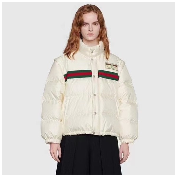 ✨구찌 여성 모던 화이트 패딩 -  Gucci Womens White Padding - guc05221x