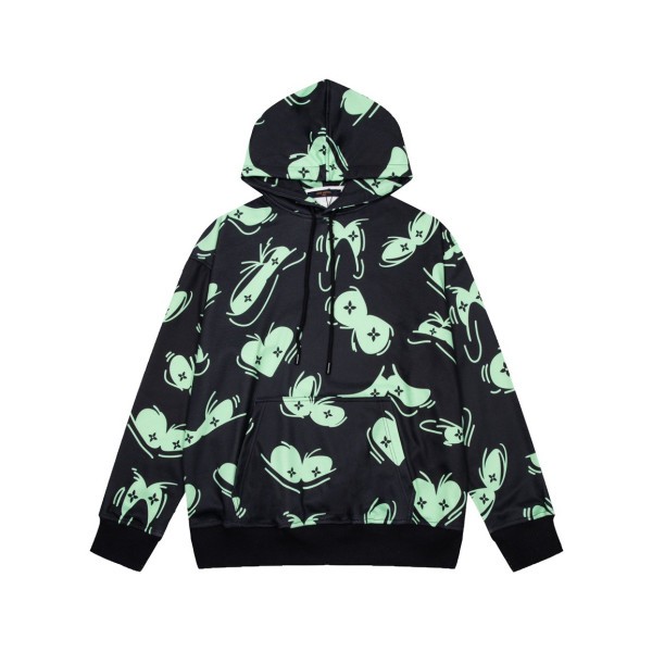 ✨루이비통 남자 베이직 블랙 후드티 - Louis vuitton Mens Black Hoodie - lou05312x