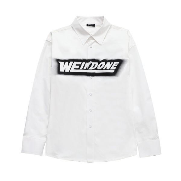✨웰던 남/녀 캐쥬얼 화이트 셔츠- Welldone Unisex White Tshirts - wel0088x